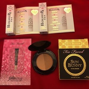 Too Faced 2 Setting Sprays, Bronzer, Glitter Glue